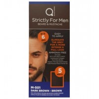 Βαφή Γενιών & Μουστάκι Strictly For Men M-501 Σκούρο Καστανό